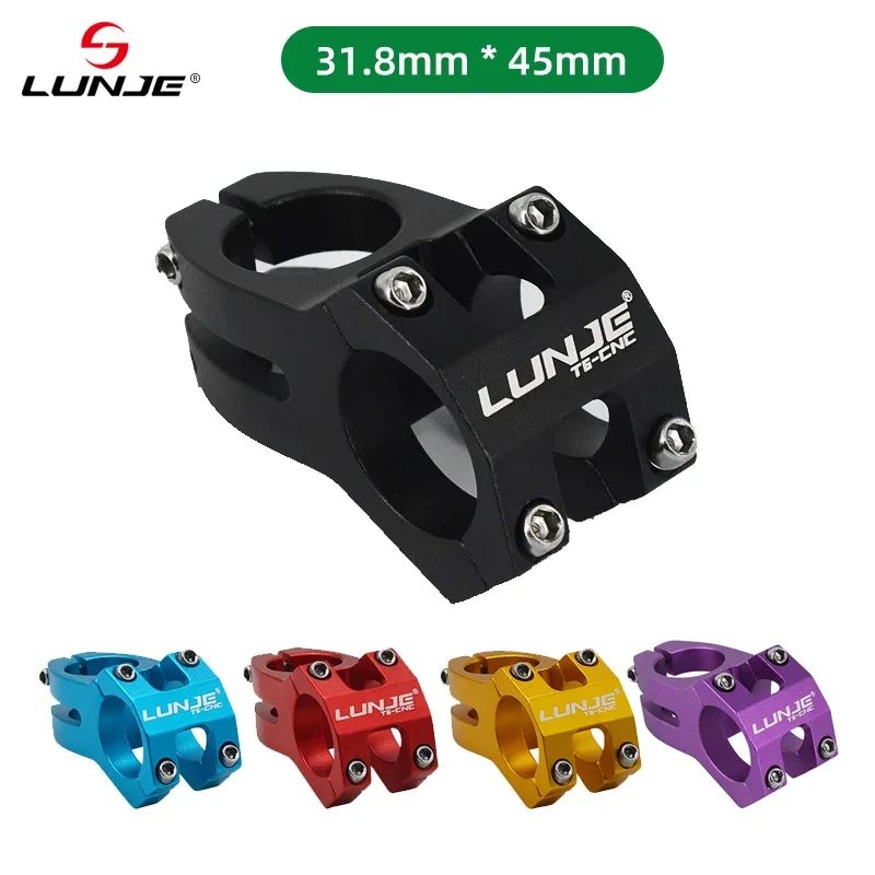 Mtb Power Stem Road Bike Mountain Bicycle Bridge Short Power 45mm Rod Handlebar Table Adjustable Stem Riser 31 8 Cycling