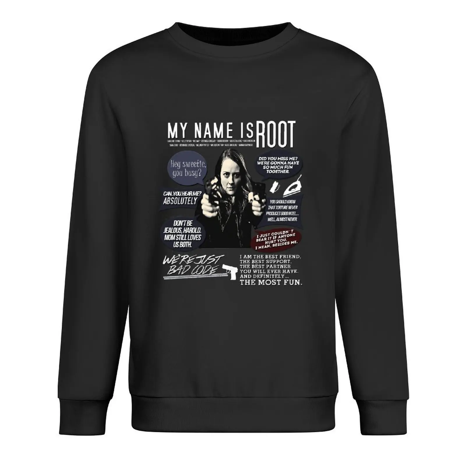 

Root - Person of interest - Amy Acker Pullover aesthetic clothing anime clothing men's autumn clothes men's coat pullover
