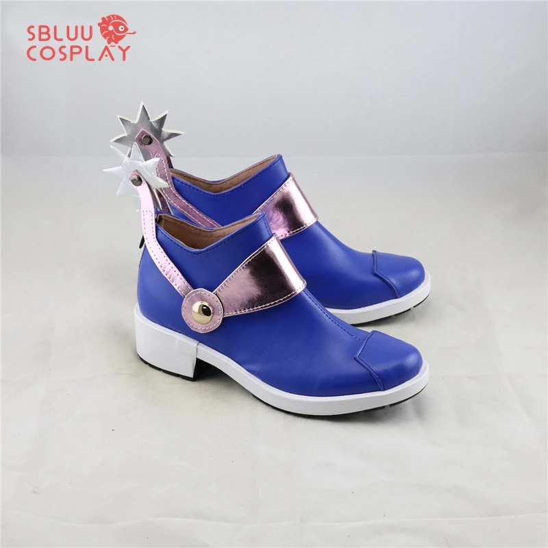 SbluuCosplay Anime Johnny Joestar Cosplay sapatos, Custom Made botas azuis