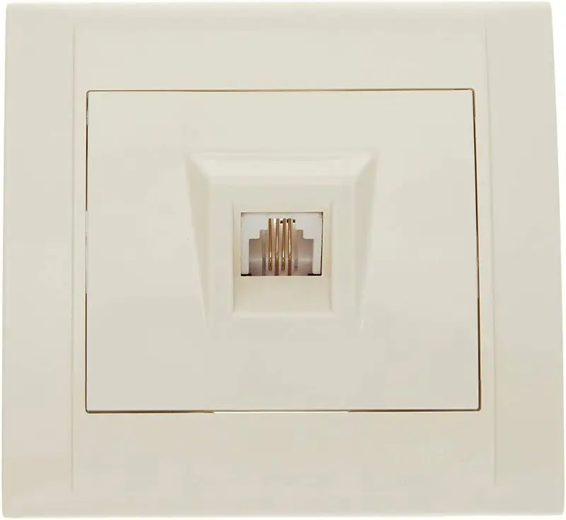 DEFNE NÜMERİS PRİZ Module Cover (Cream) MAKEL