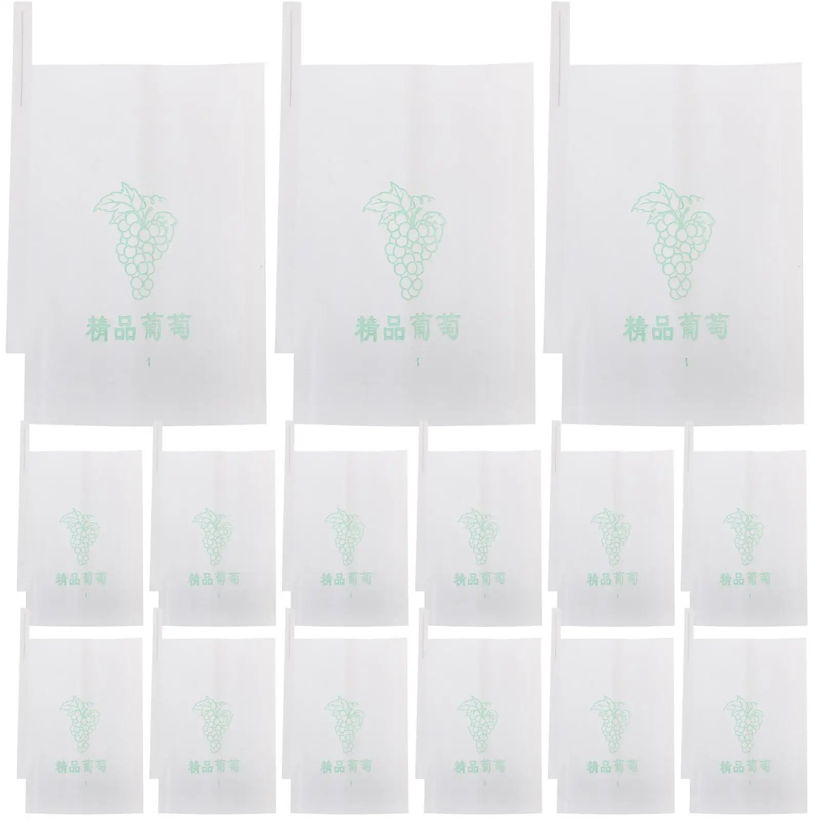 

100 Pcs 24x33cm Grape Packaging Bags Transparent Waterproof Breeding Nursery Fruit Protection Increase Yield Promote Maturity