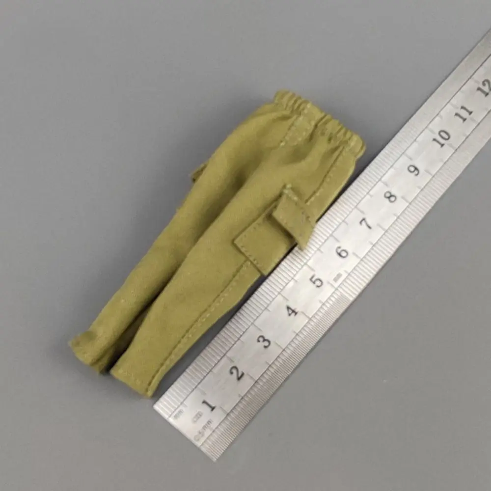 Alta calidad, 6 estilos, pantalones de bolsillo, camisetas sin mangas de algodón, mangas, figura de soldado, accesorio 1/12 soldado en miniatura