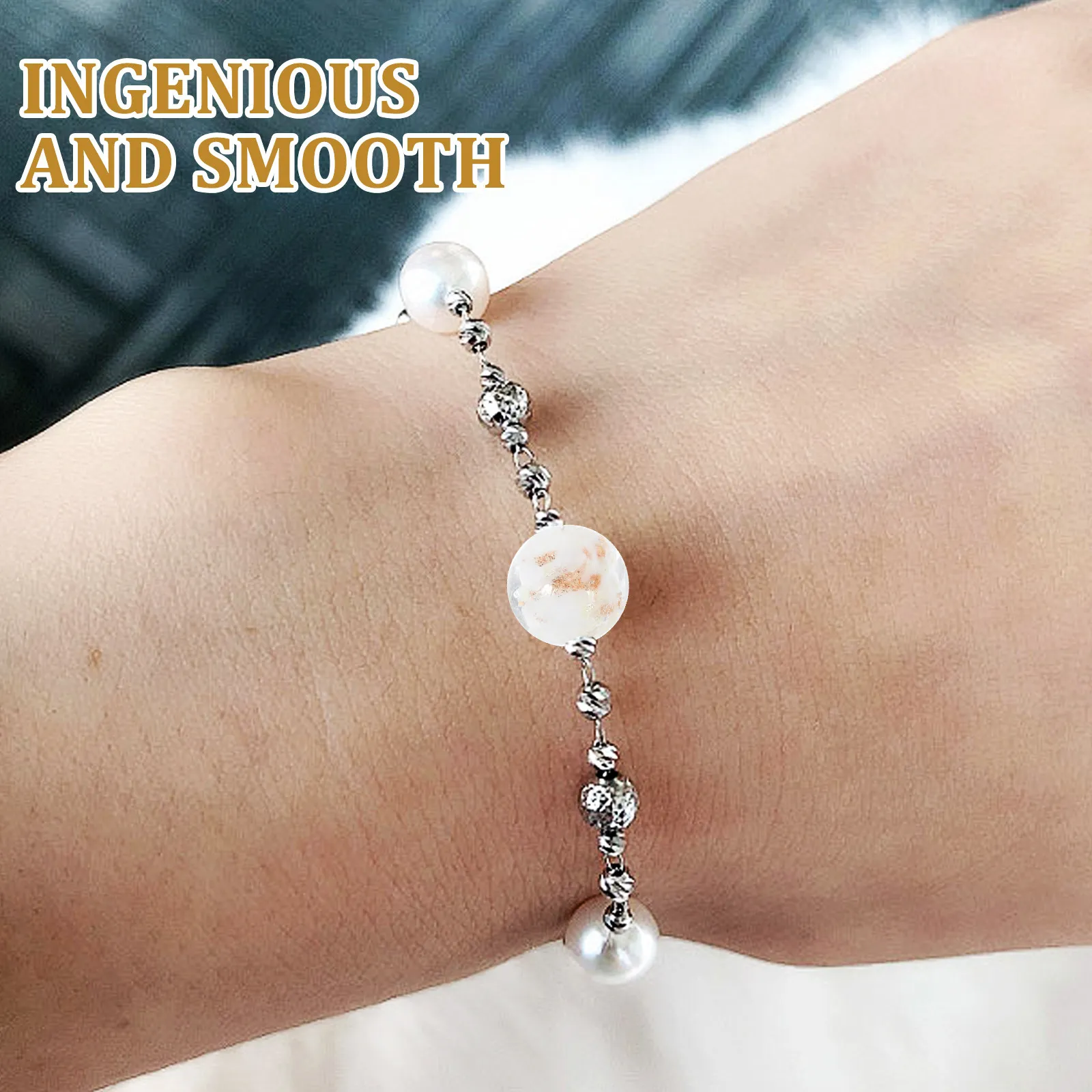 

50Pcs Glow in The Beads for DIY Jewelry Making Bracelet Necklace Earrings Hair Clip Waist Belt Craft Spacer Loose