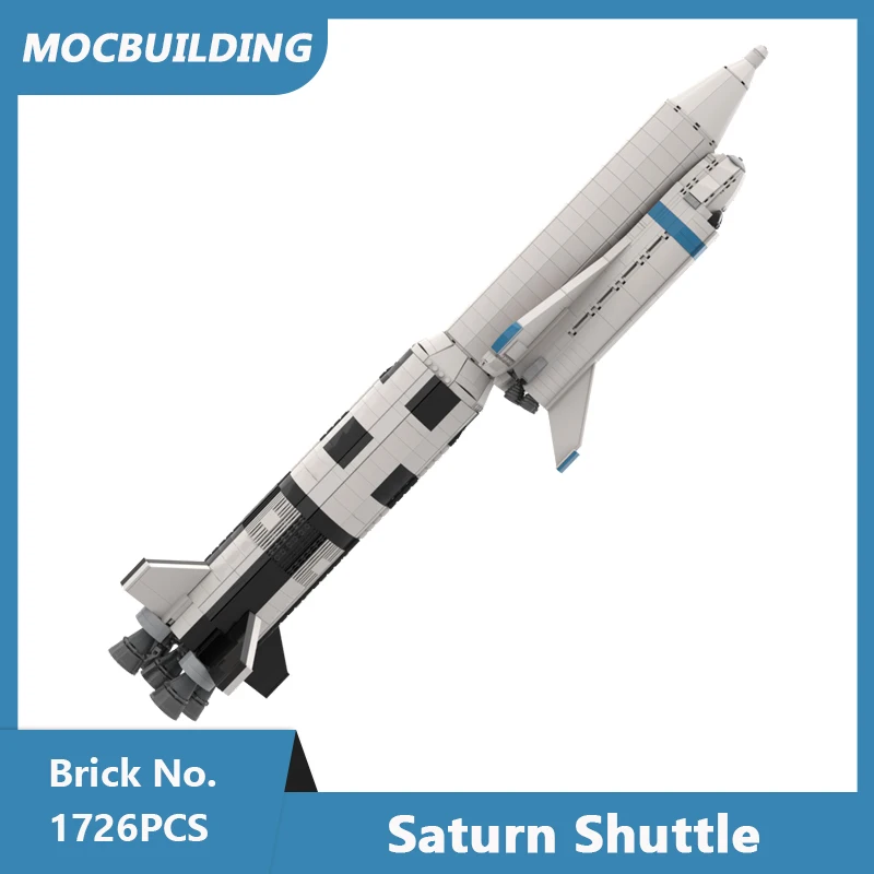 Moc Bausteine Saturn V Shuttle Modell DIY montiert Ziegel Raum Serie pädagogische kreative Anzeige Spielzeug Geschenke 1726pcs