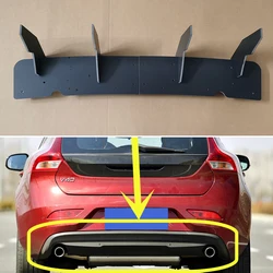 For Volvo V40 2013-2016 Year Rear Diffuser Bumper Lips Spoiler Splitter Body Kit Accessories