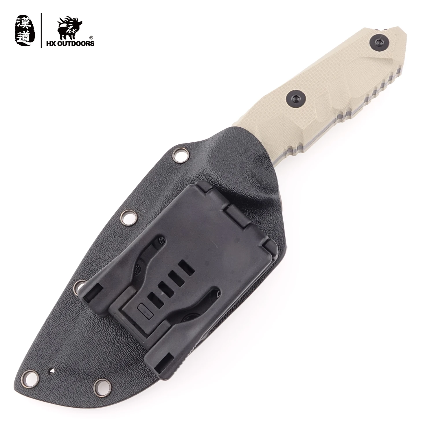 HX OUTDOORS Mercenary High Quality D2 Stainless Steel Camping Hunting Army Survival Knife Outdoor Tools 59HRC Tactical Knives