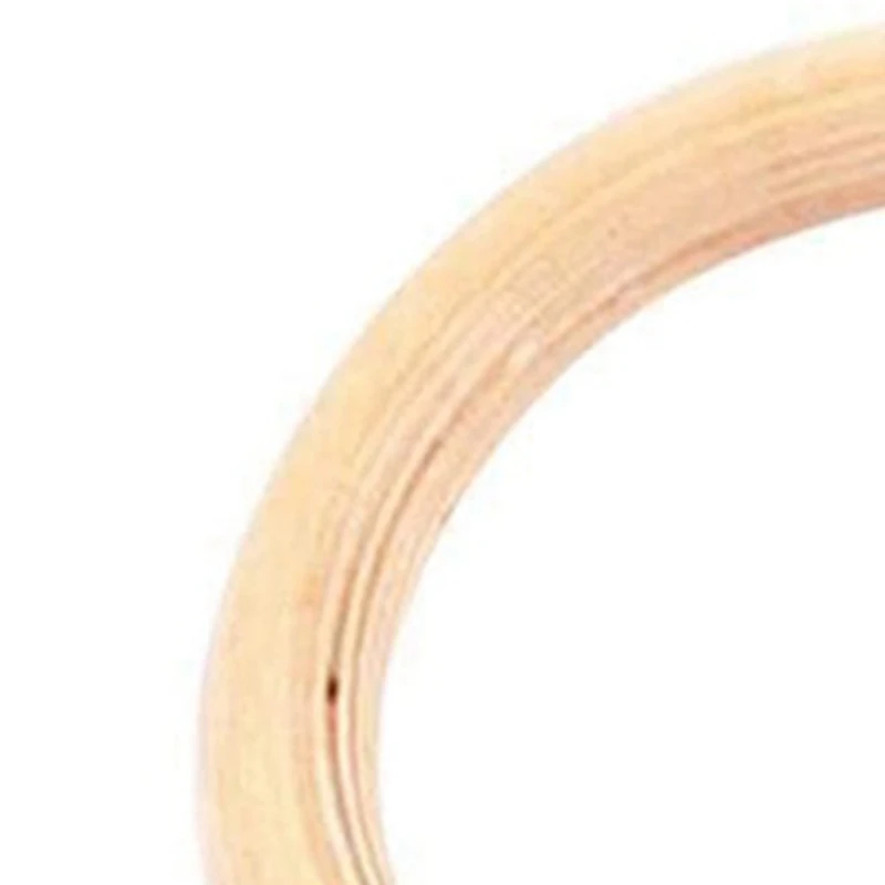 1Pcs Birch Fitness Rings Gymnastics Training Ring New Wooden 32Mm Exercise Fitness Gymnastic Rings Gym Exercise