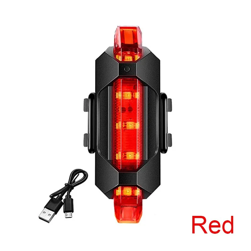 Led Bike Achterlicht Usb Oplaadbare Waterdichte Mtb Fietslamp Waarschuwing Fietsen Achterlicht Fiets Draagbaar Licht