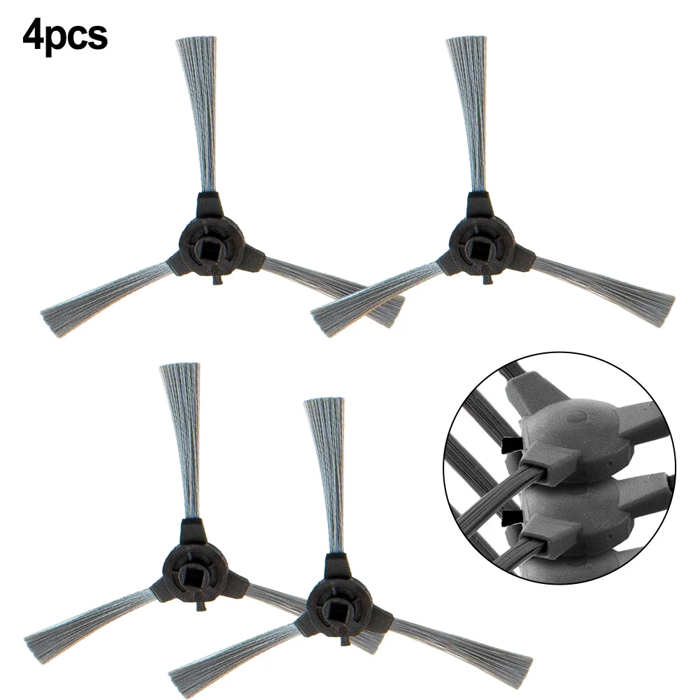 4pcs Side Brushes Set For Cecotec For Conga 2290 Vacuum Cleaner Robot Replacement For Cleaning Tool Vacuum Spare Brushes Accesso
