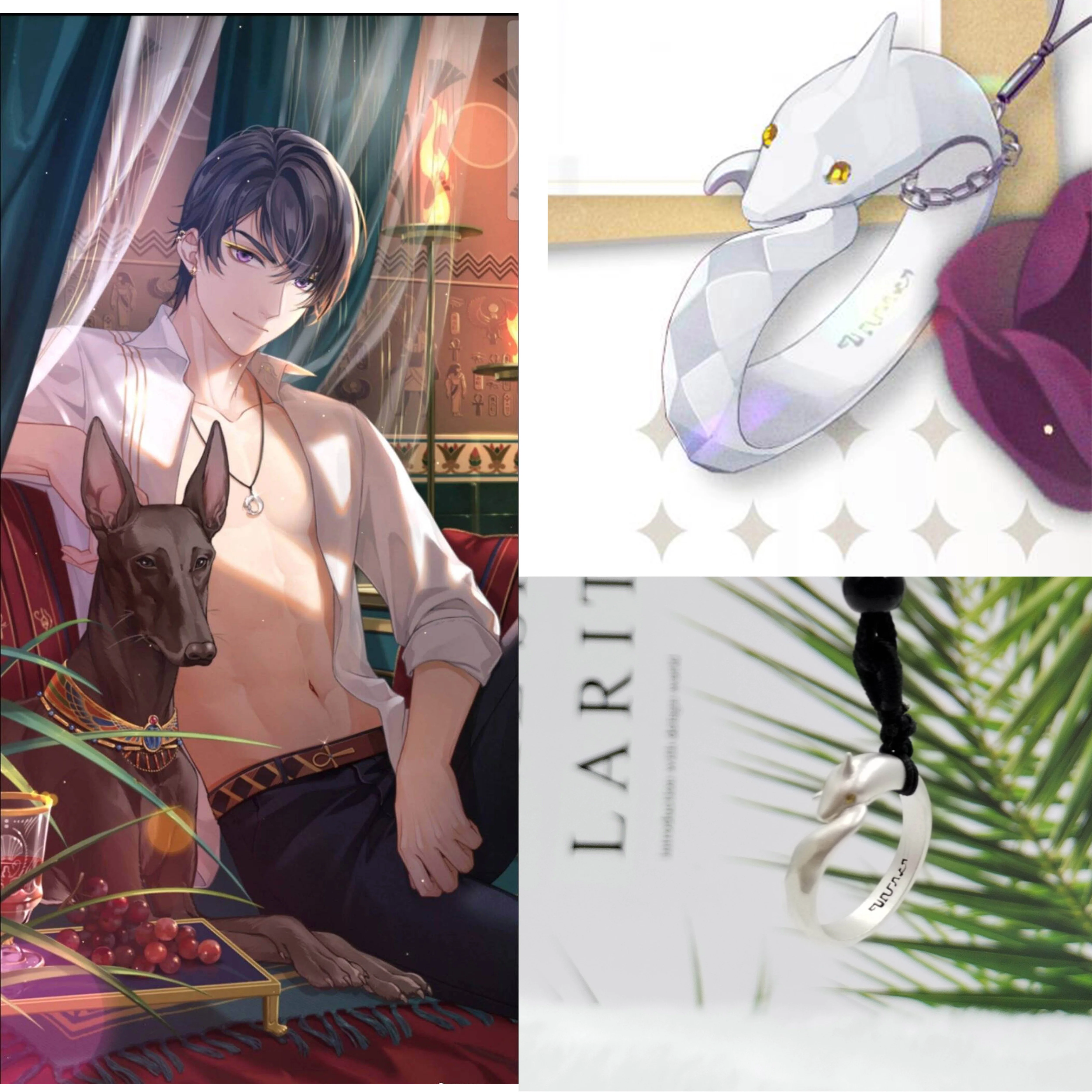 

Tears Of Themis Marius von Hagen Jiaolong S925 Sterling Silver Ring Game Fan Merchandise Jewelry Christmas Gift Engagement Ring