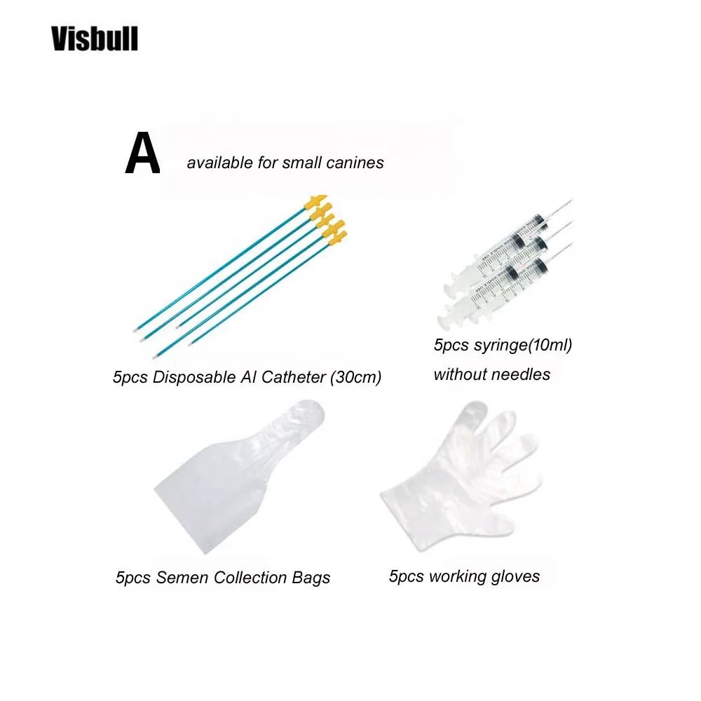 

Canine Vet pet Artificial Insemination pipe kit / Disposable AI Catheter pipes set for dogs