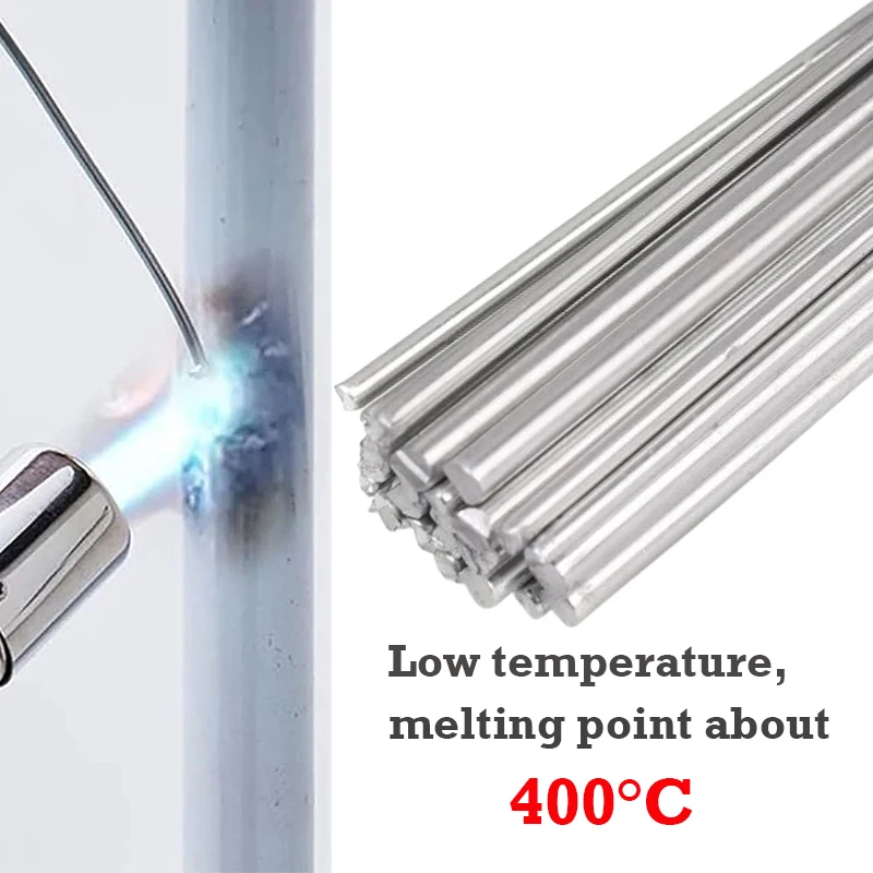 

10/20Pcs Low Temperature Easy Melt Aluminum Welding Rods Copper Aluminum Soldering Rod Wire No Need Solder Powder 1.6mm/2mm