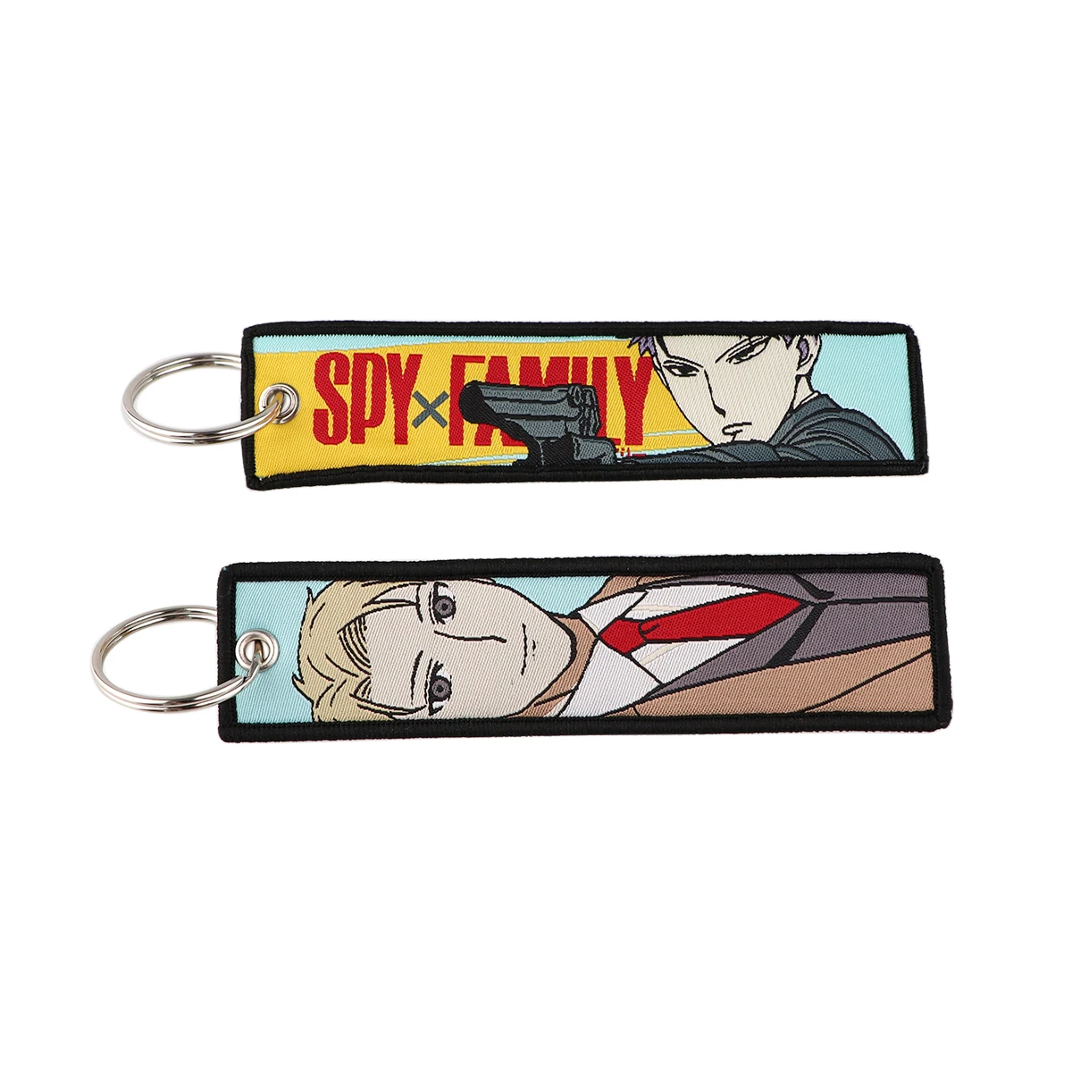 Japanische Anime-Stickerei, Chaim-Schlüsselanhänger für Motorräder, Schlüsselanhänger, Halter, Schlüsselanhänger, Schlüsselanhänger, Schmuckzubehör