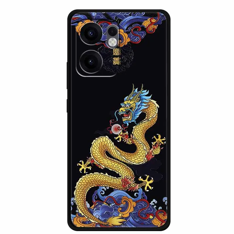 حافظة مزخرفة ثلاثية الأبعاد لهاتف OPPO Reno 14 5G حافظة هاتف Reno14 Coque زهرة مقاومة للصدمات من السيليكون غطاء خلفي ناعم لهاتف OPPO Reno 13F 14F #6