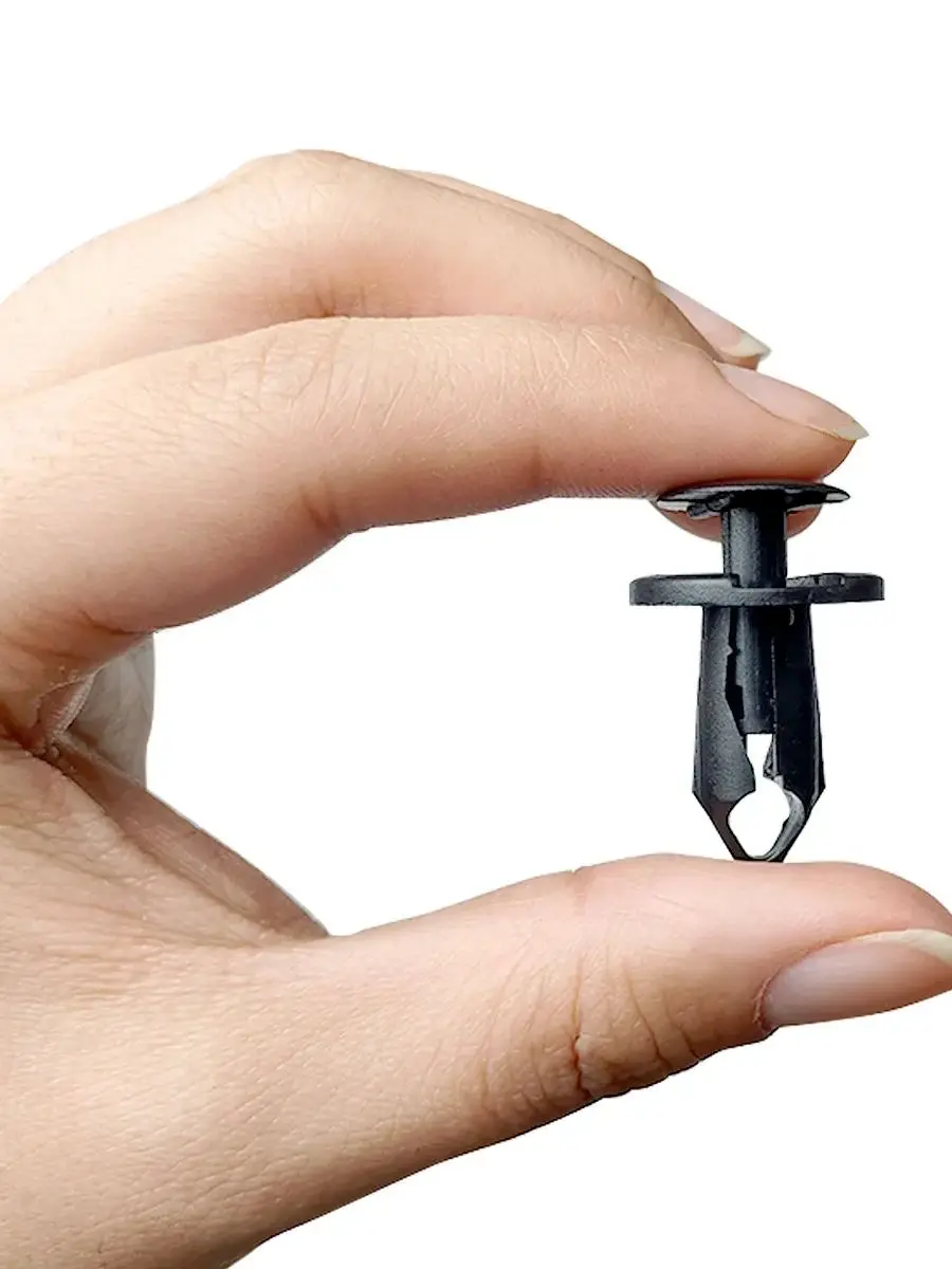 Clip de fixation de voiture, 20/50/100 pièces, trou de 8mm, Rivets en plastique, vis de fixation, pare-chocs, garde-boue Blackt pour Kia Toyota Nissan VW