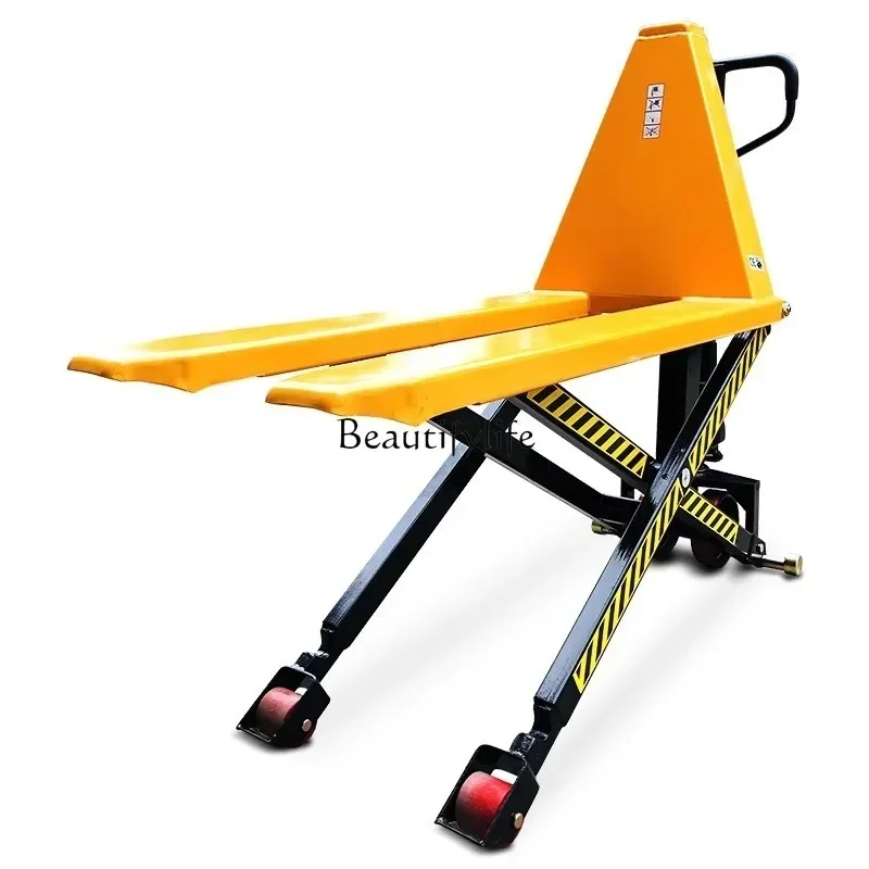 manual forklift electric high lift truck 1 ton hydraulic scissors 1.5 tons