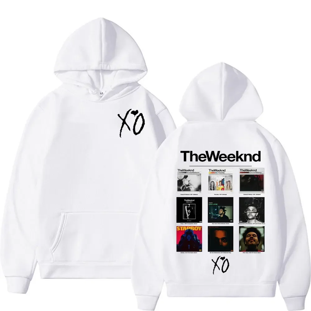 Rapper The Weeknd Album Cover Grafik-Hoodies für Männer und Frauen, Modische Hip-Hop-Pop-Musik-Sweatshirts, Körperwärmer, Komfort-Hoodie-Pullover – Detail 9