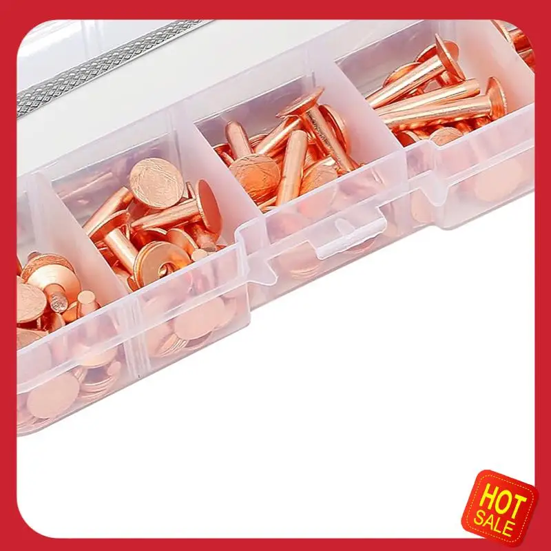 

A08I 50 комплектов медных заклепок различных кожаных заклепок для ремонта и украшения ремней, сумки, кошельки, воротники, одежды