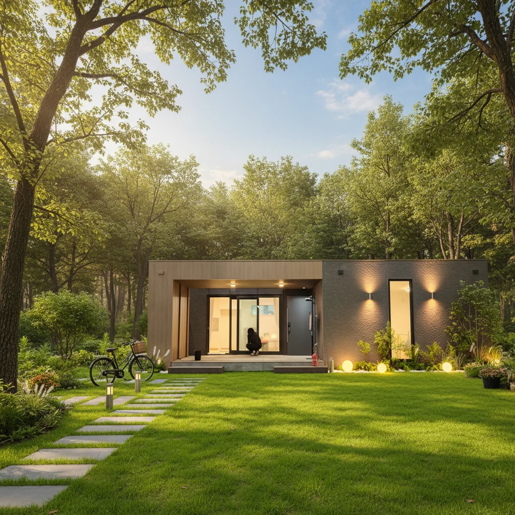 Modern Luxury Detached Villa Fast Installation Prefabricated House for Living Application