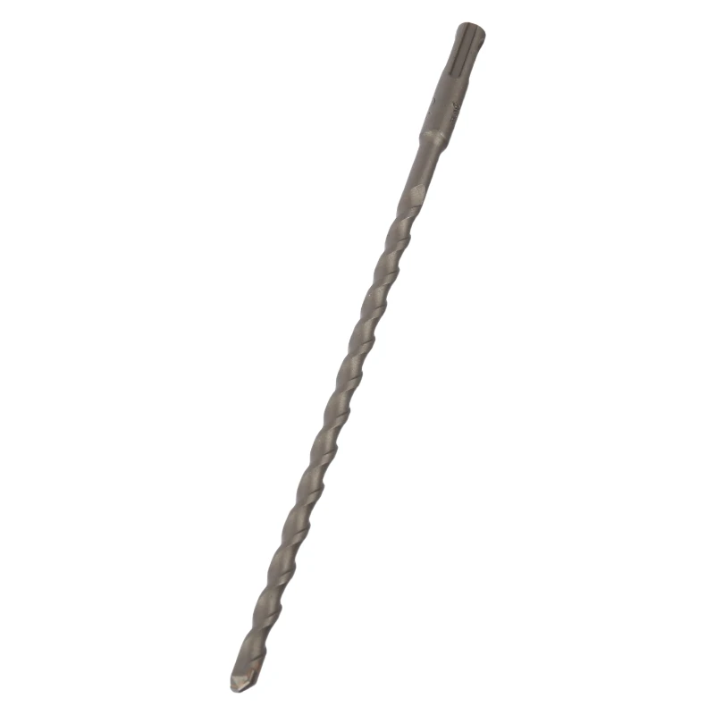 1 個 8mm 丸頭電動ハンマードリルビット 260mm コンクリート穴あけ、壁穴あけ用の 2 つの穴と 2 つの溝、耐久性