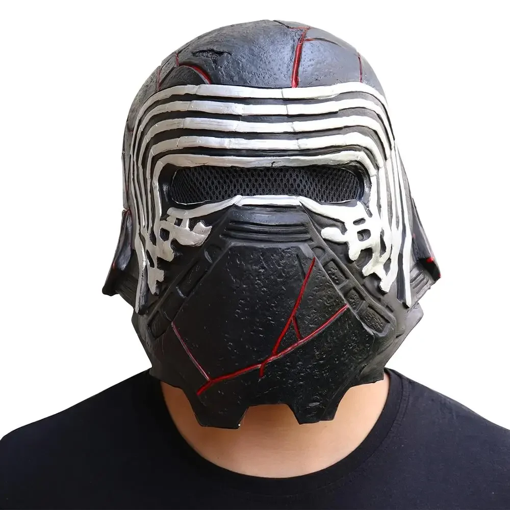 Kylo Ren-Ben Solo Cosplay Mask, Latex Masks Props, Halloween Helmet