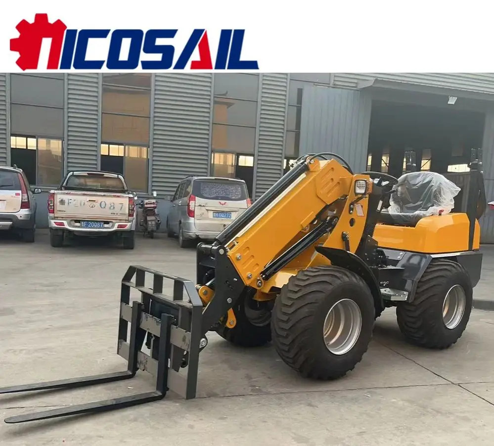 

KZL918 Telescopic Boom Loader 800kg Load 2100kg Net Weight Rugged All-Terrain for Farm Construction Groundwork