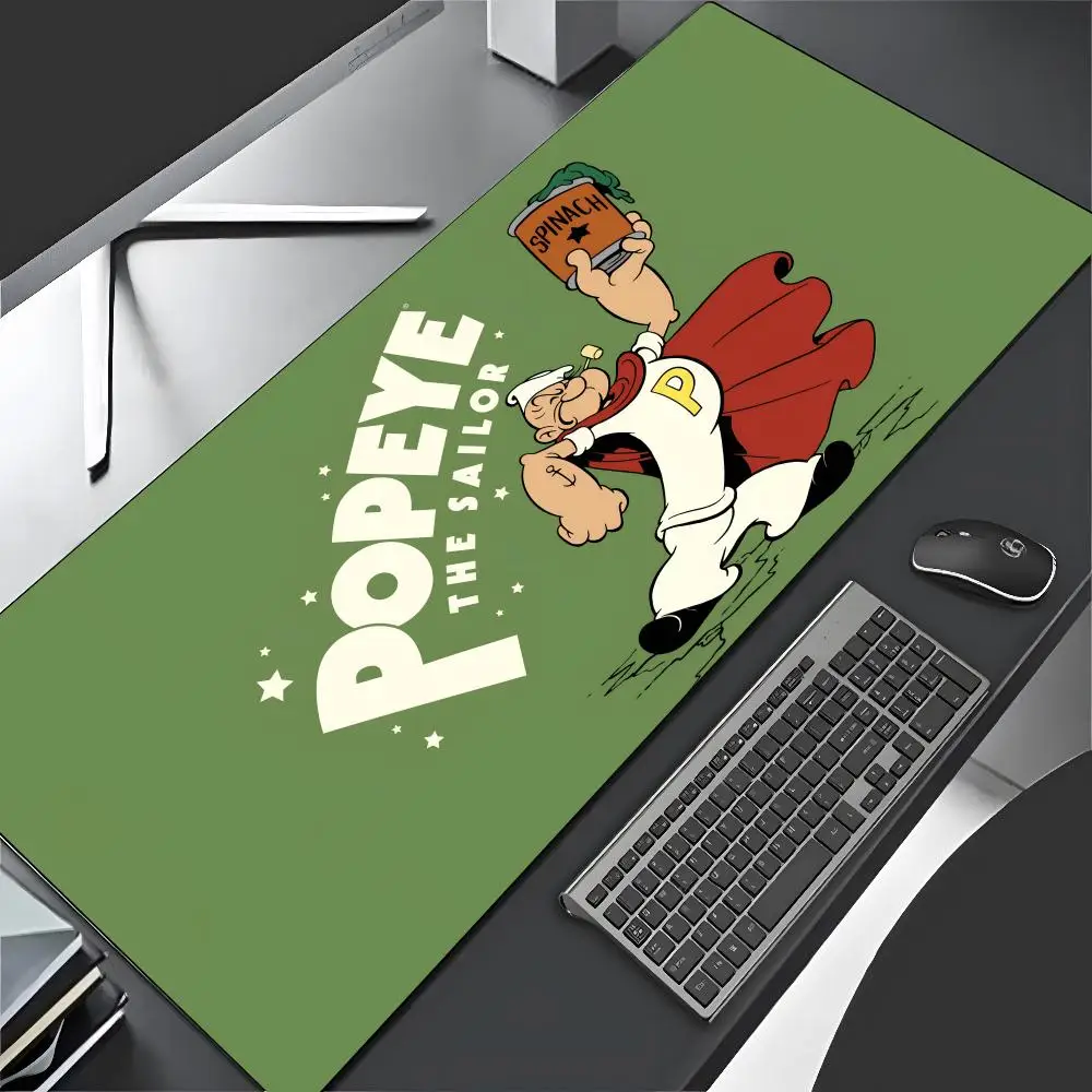 

Popeye Spinach Mouse Pad Cartoon Lockedge Large Gaming Pad Computer Gamer Keyboard Mat Desk Mousepad PC Desk Pad