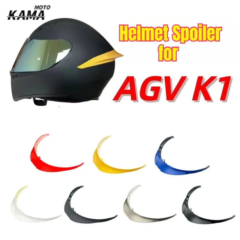 Helmet Spoiler for AGV K1 K6 Motorcycle Casque Replacement Spoiler Enhanced Stability Durable Material Safe Riding Design