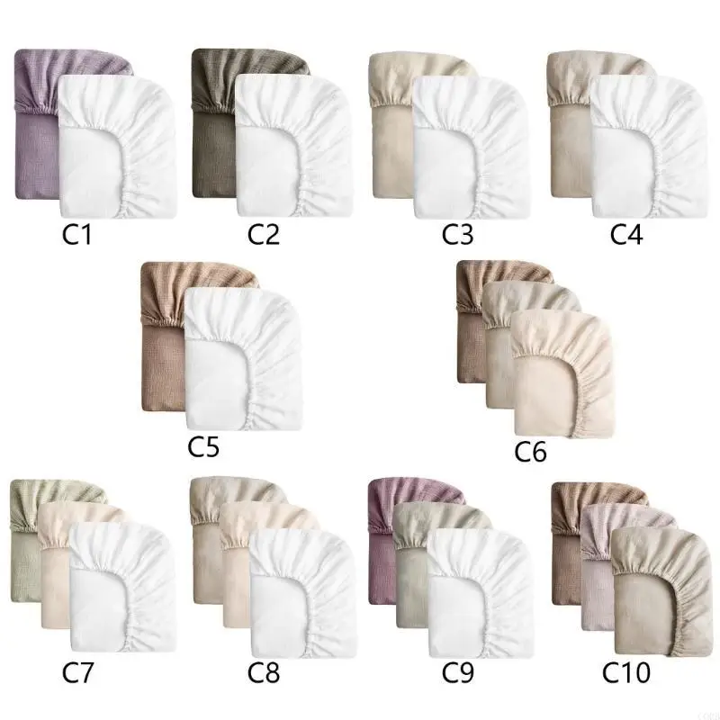 Набор CORB из 2/3 шт. эластичной простыни для новорожденных, защитной простыни для новорожденных