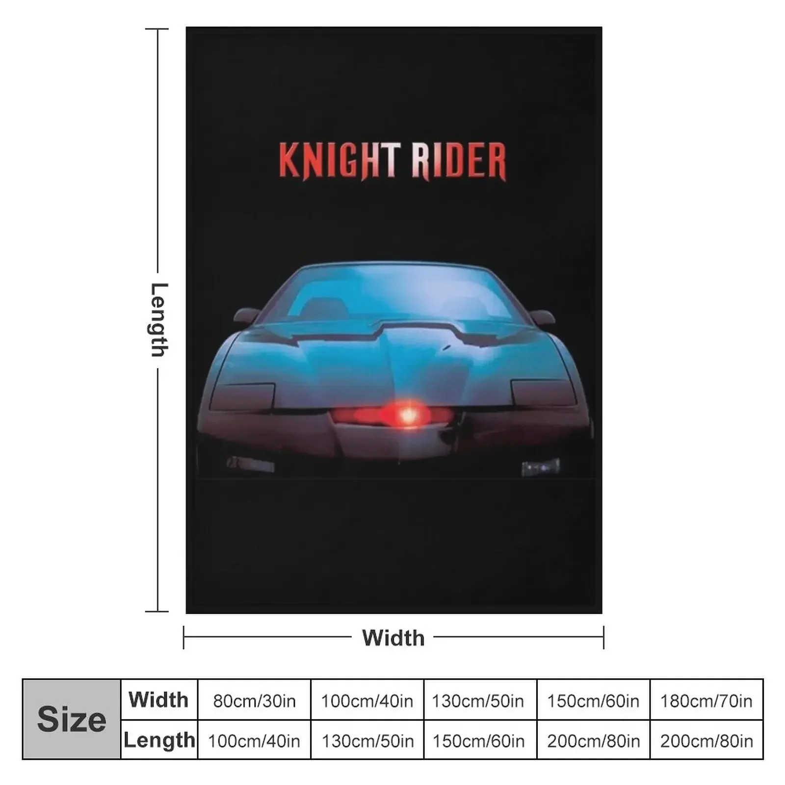 Knight rider Throw Blanket for winter blankets ands warm winter Blankets