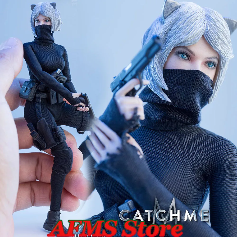 VERYCOOL VCF-3002 1/12 Palm Series Women Soldier Female Assassin Catch Me Dolls Full Set 12Inch Action Figure Body Toys