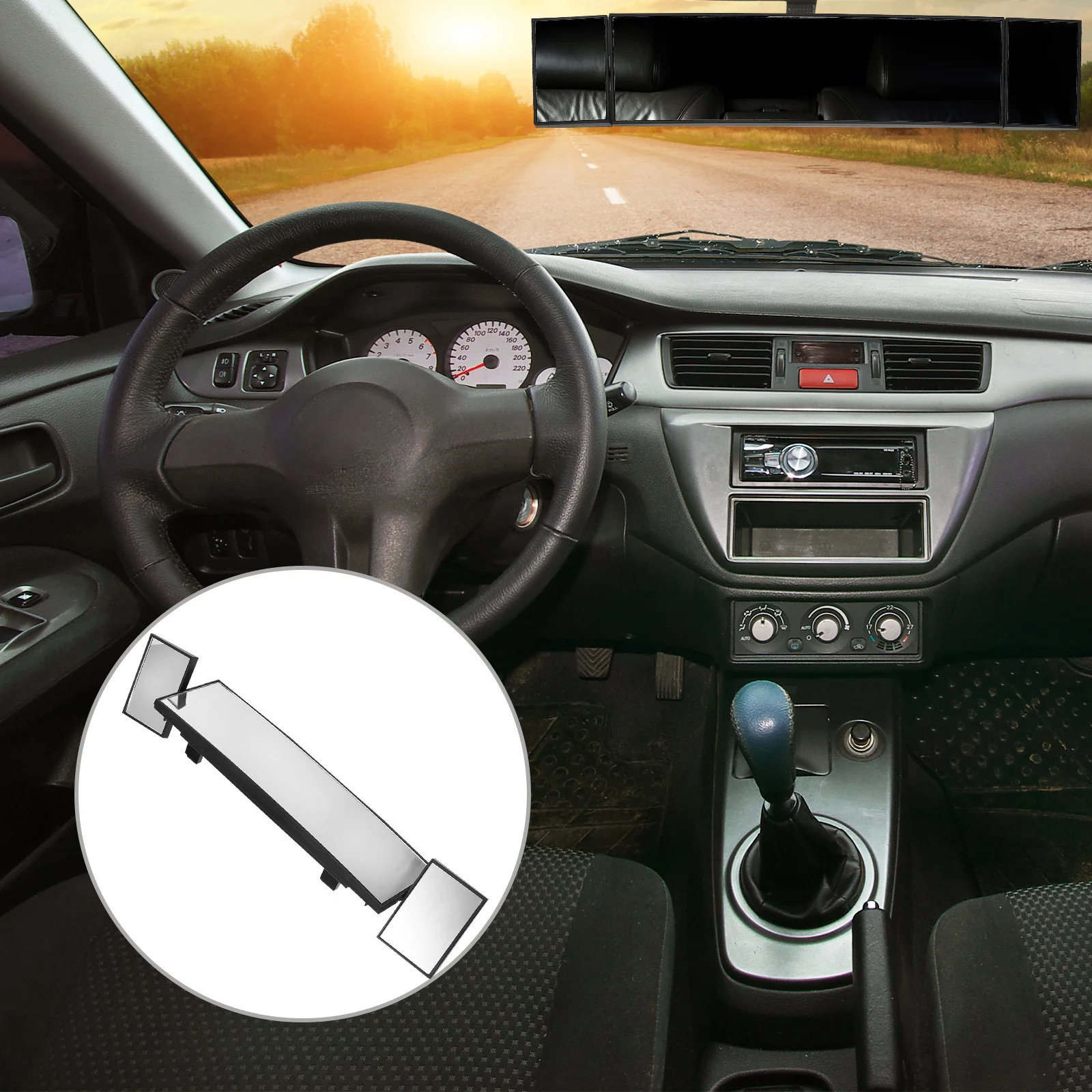 

Car Blind Spot Mirror Clear Vision Rearview Mirror for Vehicle Enhanced Driving Safety Easy Install No Fall
