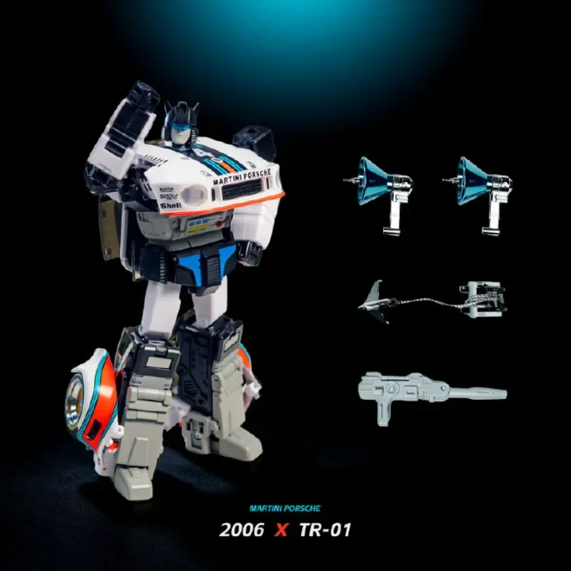Em Estoque Brinquedo Transformável TR01 TR-01 JAZZ 2026 Reedição MP Figura Articulada Autobot com Luz Roxa Presente Colecionável