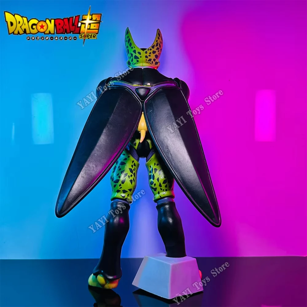 30cm dragon ball z célula anime figura brinquedo forma final dbz super saiyan figuras de ação pvc modelo colecionável brinquedos para crianças presente