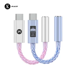 JCALLY JM28 Cirrus Logic CS43198 Chip Portable DAC Decoder Adapter Type-C To 3.5mm Headphone Amplifier DSD256 32bit/384KHz