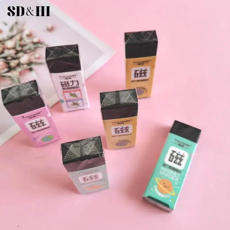 Cool Special Creative Eco-Friendly Magnet Rubber Magnetic Eraser Children's Fun   