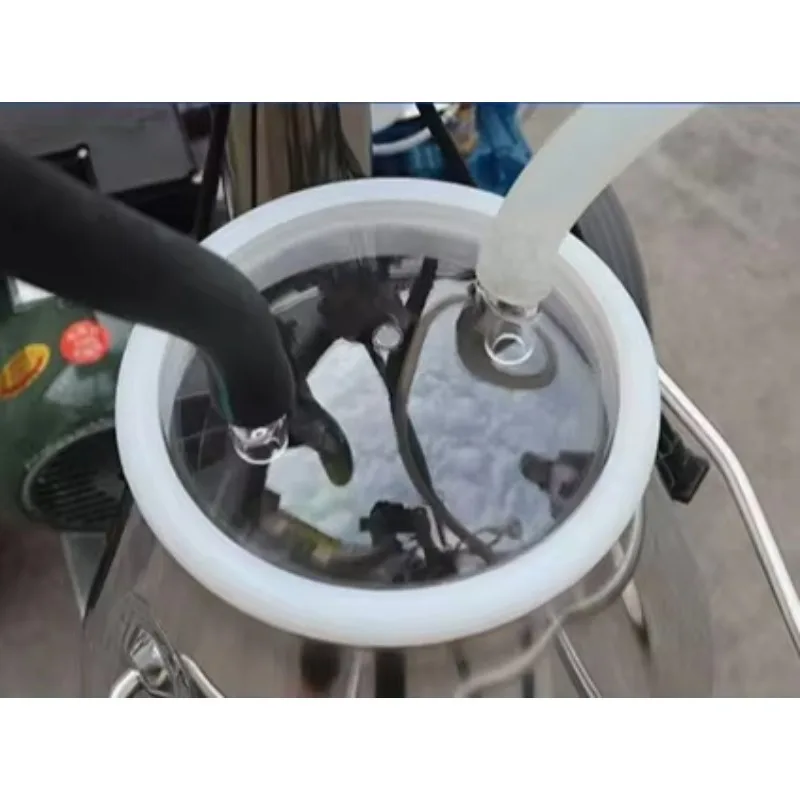 Portable Single Bucket Automatic Electric Milking Machine Stainless Steel Goat Sheep Cow Camel Milking Machine