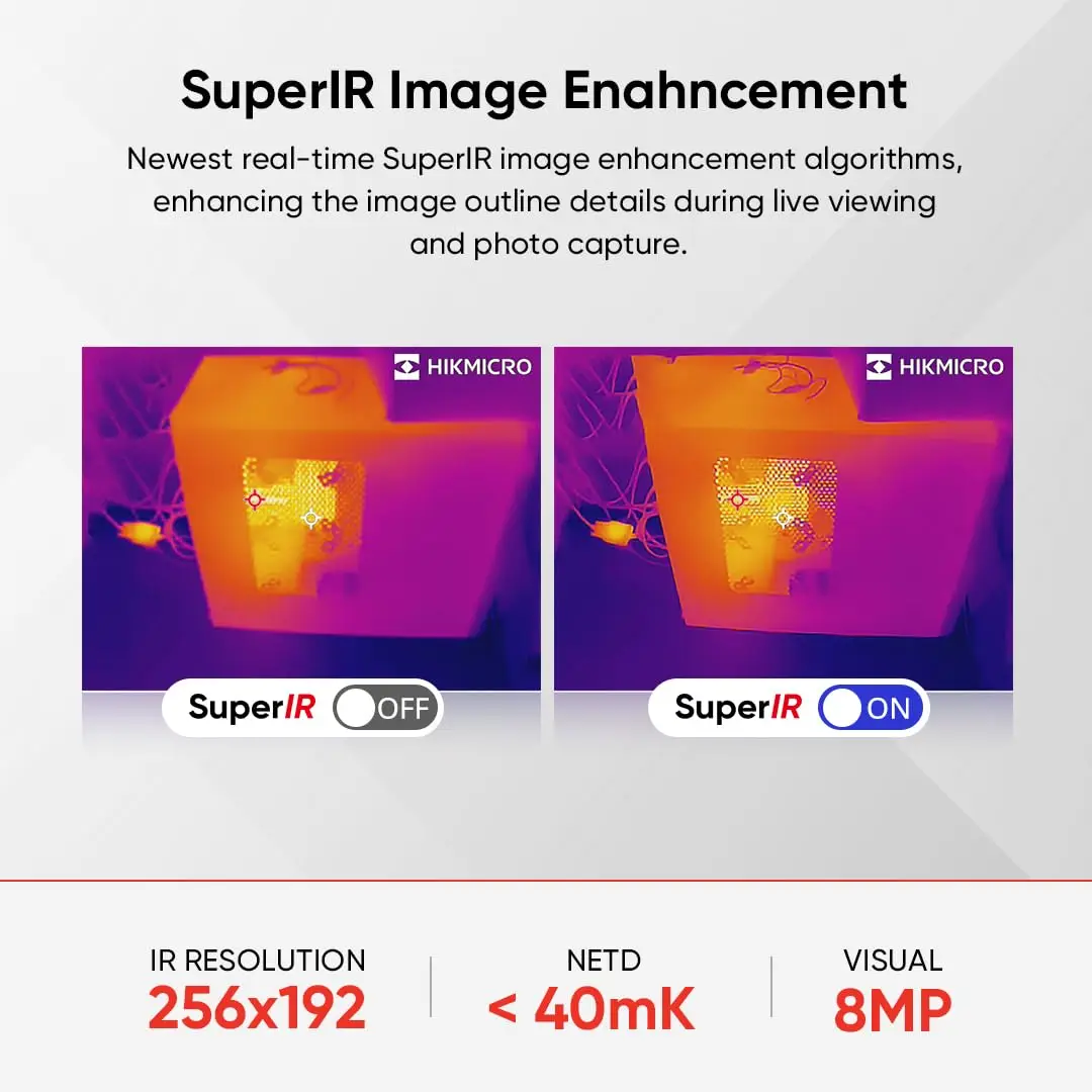 Thermal Camera Pocket2 256 x 192 IR Resolution Thermal Imaging Camera