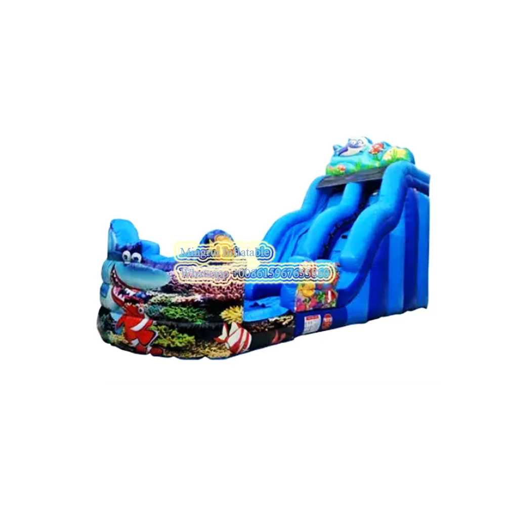 

Huge 50x15ft Inflatable Water Slide with Pool for Water Sport