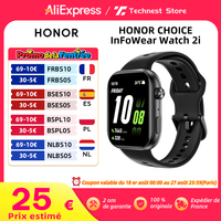 Global Version HONOR CHOICE InFoWear Watch 2i Smartwatch 1.85 inches AMOLED Screen All-Day Health Monitoring Bluetooth Call