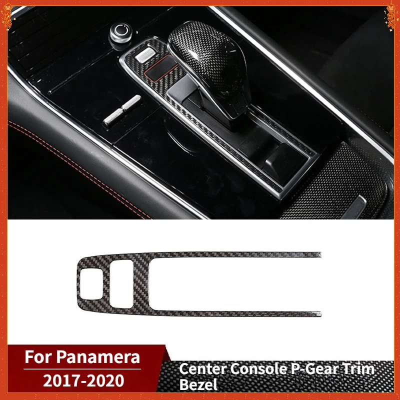 

Декоративная накладка на центральную консоль (P-Gear) из настоящего сухого карбона для Porsche Panamera 2017-2020, аксессуары для тюнинга салона