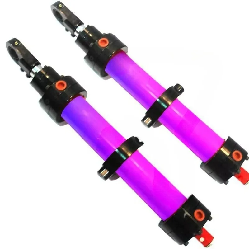 Double-acting piston hydraulic cylinder, large telescopic, small manual hydraulic cylinder