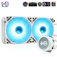 Computer Water Cooling CPU Cooler ARGB 240mm PWM 4PIN 240mm Liquid Ventilador For Intel LGA 1200 115x 1700 2011 AM4 AM5 Radiator