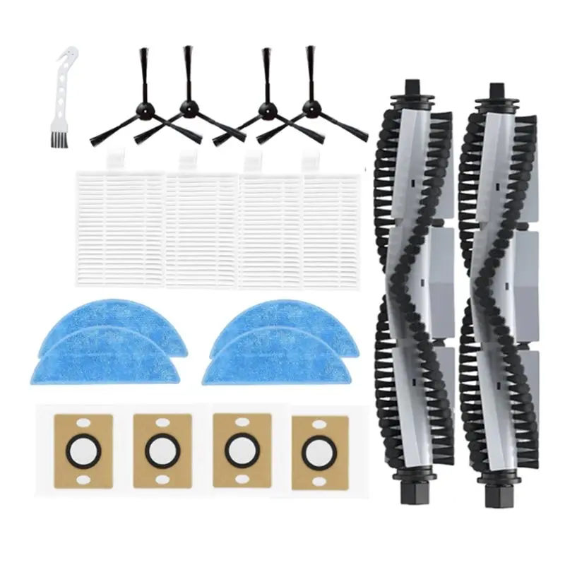 

Запасные части ABBZ для робота-пылесоса Ilife A30 A30 Pro: основная и боковые щетки, HEPA-фильтр, салфетки для влажной уборки, мешок для сбора пыли