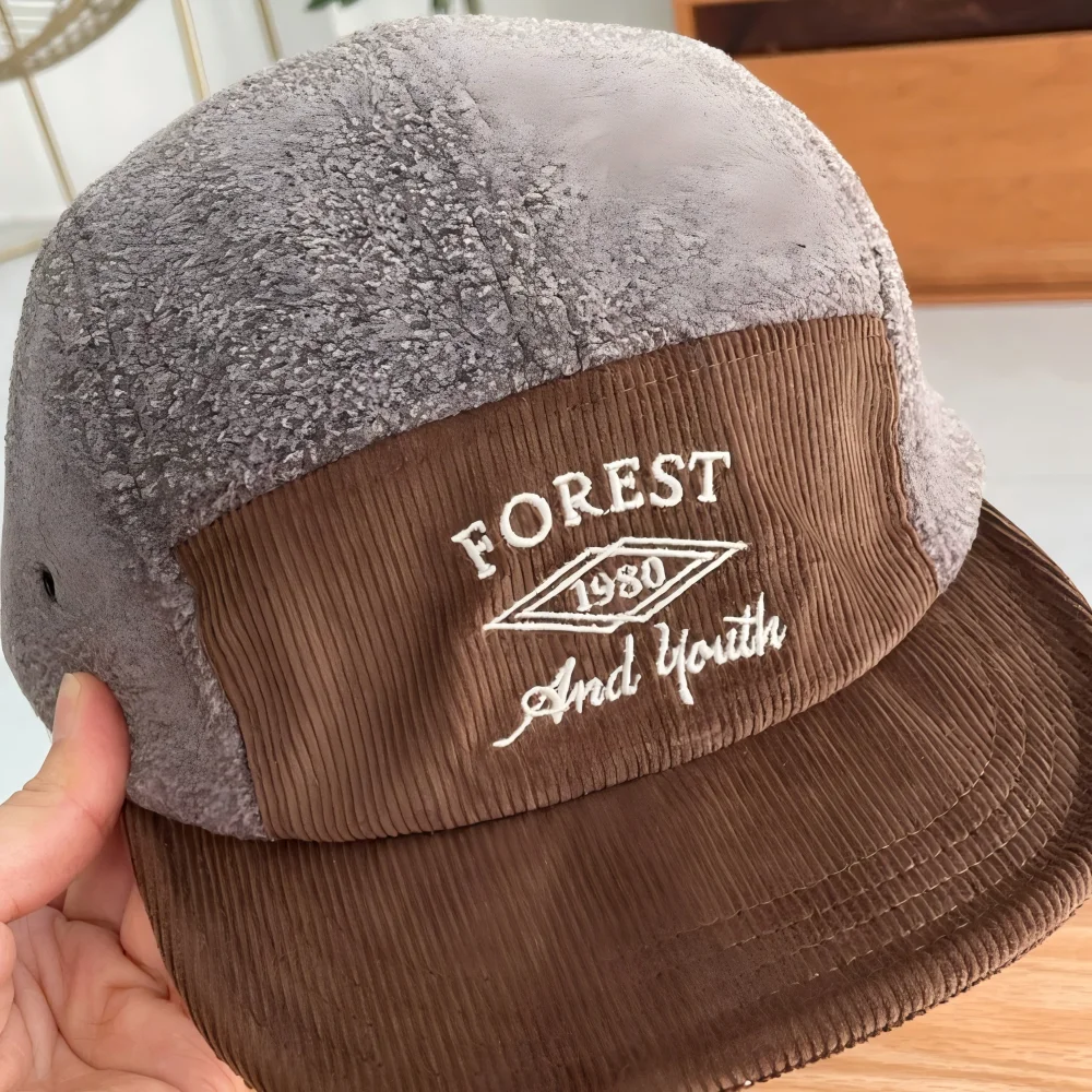 Niche Amerikaanse Vintage Cord - Corduroy Cap 5 Panel recensie en prijs