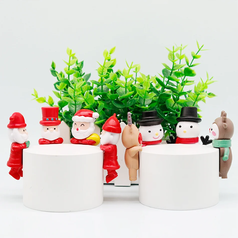 S Angel Christmas Party Series Blind Box Sneeuwpop Autotelefoonaccessoires Kinderspeelgoed Kerstverjaardagscadeaus