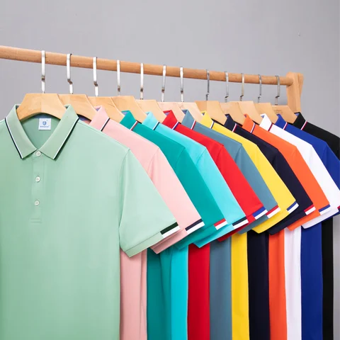 ELIKE 12 colori di alta qualità Polo Logo personalizzato stampa Design personale top ricamo estate uomo e donna abbigliamento S-6XL