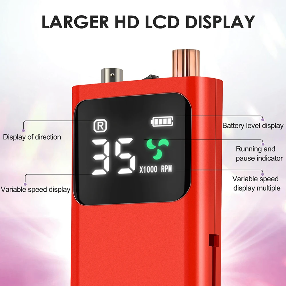 Professional Electric Nail Polish Tools  File Strong 35000RPM Rechargeable Plastic Portable Nail Drill Machine