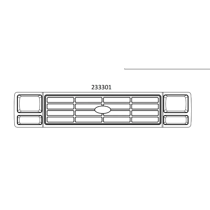 

CROSSRC Big Tiger EMOX3 Front Face (Chrome Plated) CS-97401198