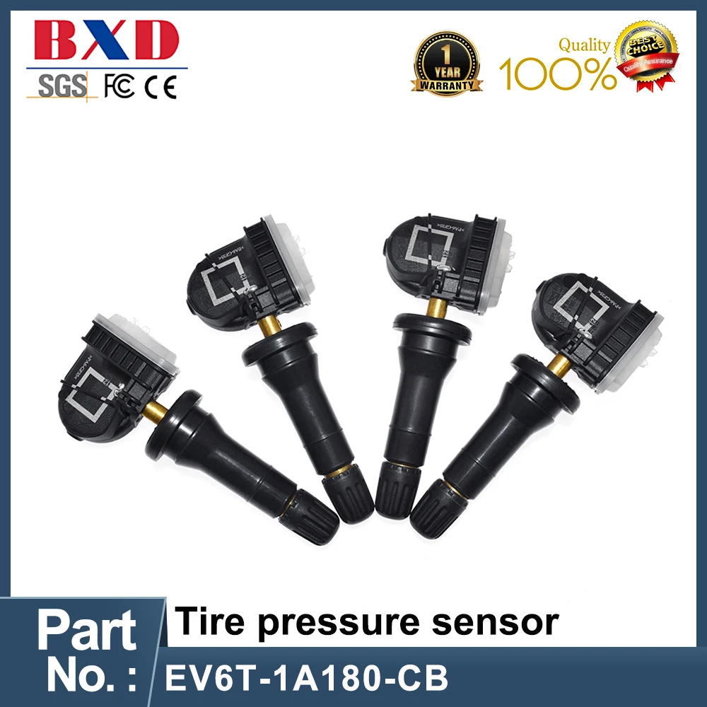 

1/4PCS Tire Pressure Monitor Sensor EV6T-1A180-CB EV6T1A150CB For Ford Ecosport Escape Fiesta Focus Kuga Mondeo Ranger